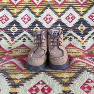 Zodiac Tan and Brown Leather boots, women’s, size 8.5, great boot